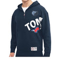 Memphis Grizzlies Tommy Jeans Bernard Half-Zip Hoodie - Navy