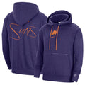 Phoenix Suns Nike Courtside Versus Flight Pullover Hoodie - Heather Purple