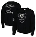 Brooklyn Nets AUTHMADE 10th Anniversary Pullover Sweater - Black