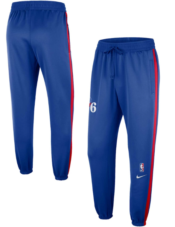 Philadelphia 76ers Nike Authentic Showtime Performance Pants - Royal