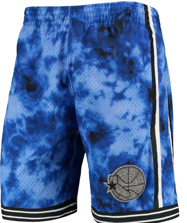 Golden State Warriors Mitchell & Ness Hardwood Classics 1995 Galaxy Swingman Shorts - Royal