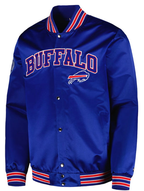 Buffalo Bills Tommy Hilfiger Elliot Varsity Full-Snap Jacket - Royal
