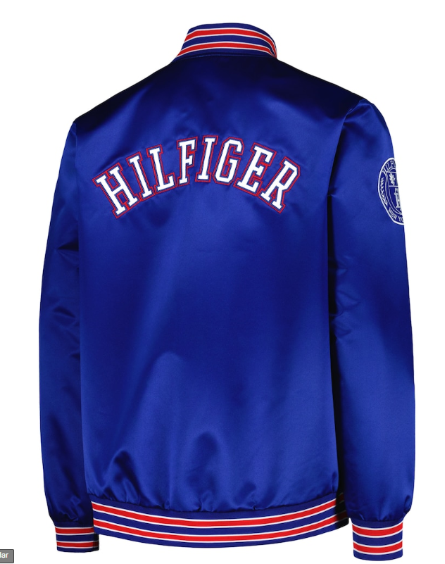 Buffalo Bills Tommy Hilfiger Elliot Varsity Full-Snap Jacket - Royal