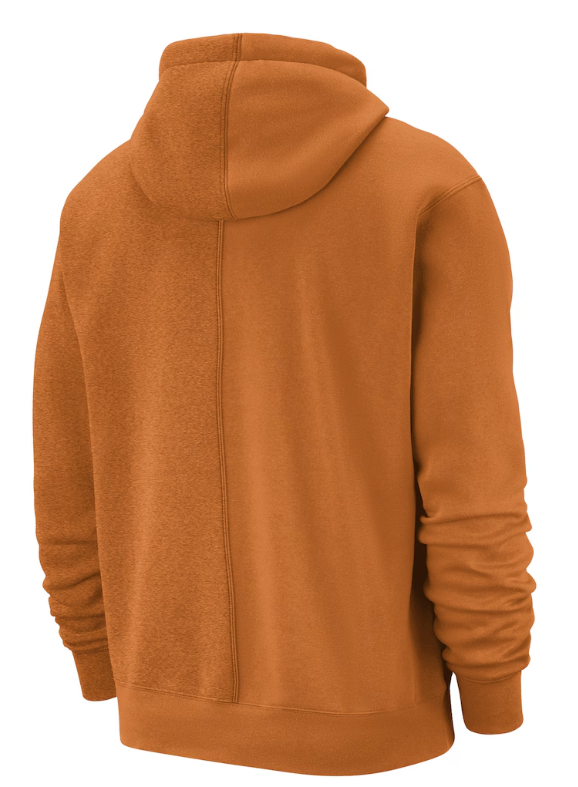 Phoenix Suns Nike Courtside Versus Stitch Split Pullover Hoodie - Orange