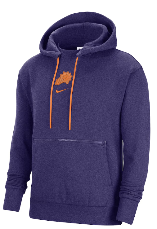 Phoenix Suns Nike Courtside Versus Flight Pullover Hoodie - Heather Purple