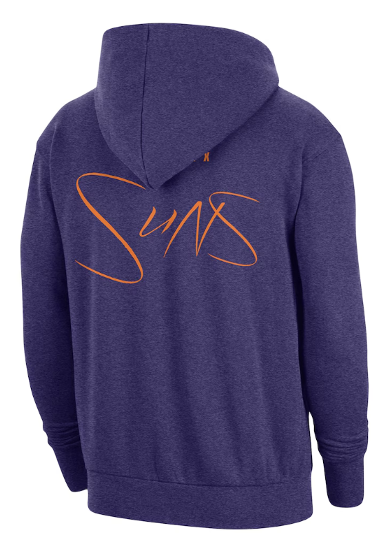 Phoenix Suns Nike Courtside Versus Flight Pullover Hoodie - Heather Purple