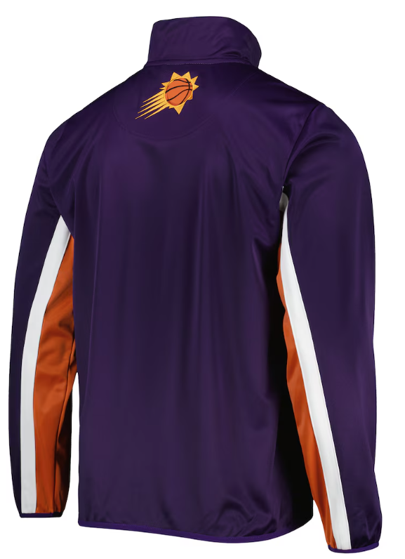 Phoenix Suns G-III Sports by Carl Banks Contender Wordmark Full-Zip Track Jacket - Purple
