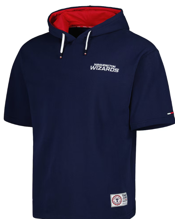 Washington Wizards Tommy Jeans Matthew 2-In-1 T-Shirt & Hoodie Combo Set - Navy/White