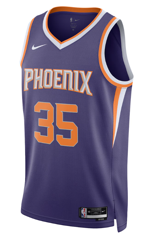Kevin Durant Phoenix Suns Nike Unisex Swingman Jersey - Icon Edition - Purple