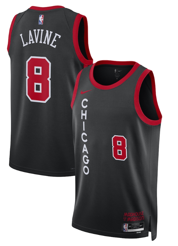 Zach LaVine Chicago Bulls Nike Unisex 2023/24 Swingman Jersey - Black - City Edition