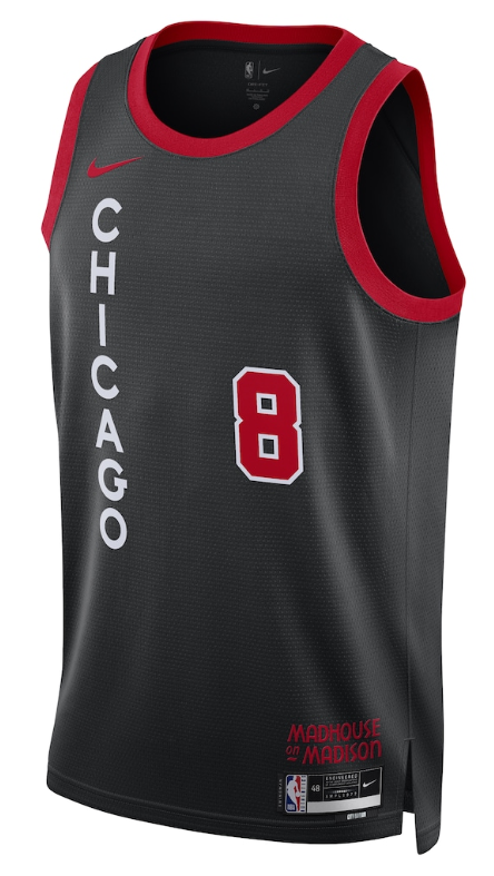 Zach LaVine Chicago Bulls Nike Unisex 2023/24 Swingman Jersey - Black - City Edition