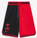 Chicago Bulls Nike Courtside Versus Force Split DNA Performance Shorts - Red/Black