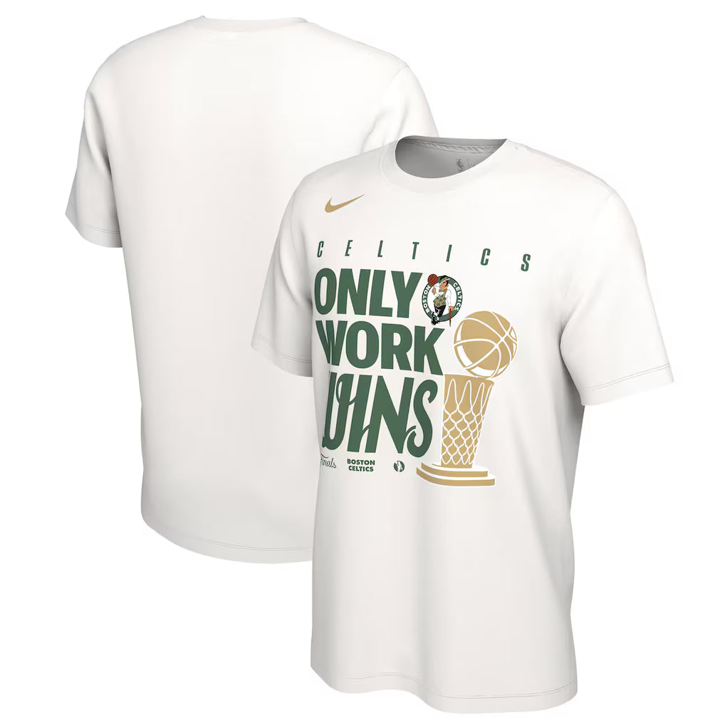 Boston Celtics Nike 2024 NBA Finals Champions Parade T-Shirt - White