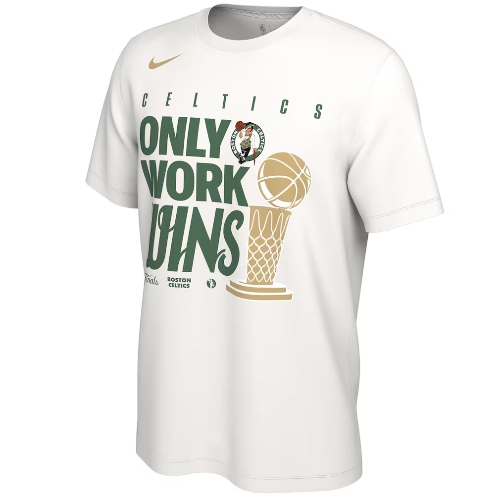 Boston Celtics Nike 2024 NBA Finals Champions Parade T-Shirt - White