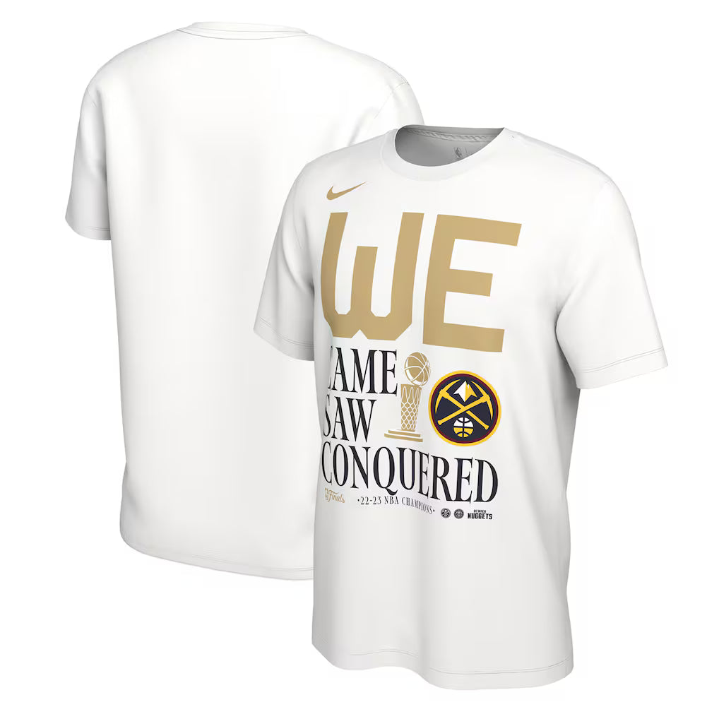Denver Nuggets Nike 2023 NBA Finals Champions Celebration Parade T-Shirt - White