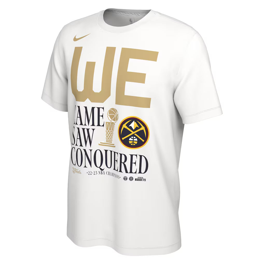 Denver Nuggets Nike 2023 NBA Finals Champions Celebration Parade T-Shirt - White